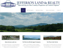 Tablet Screenshot of jefferson-land.com